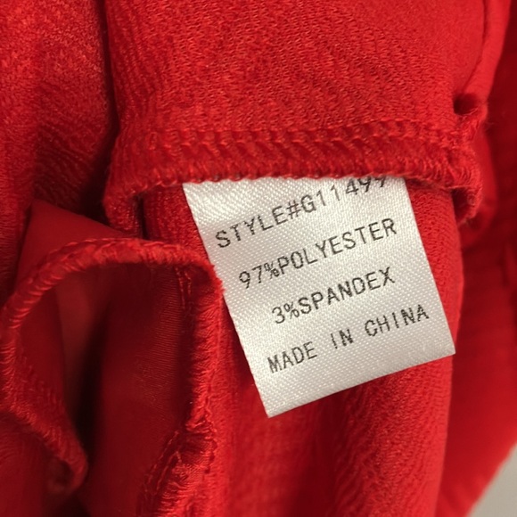 JODIFL Vibrant Red Textured Dress Large New with Tags - Picture 11 of 15